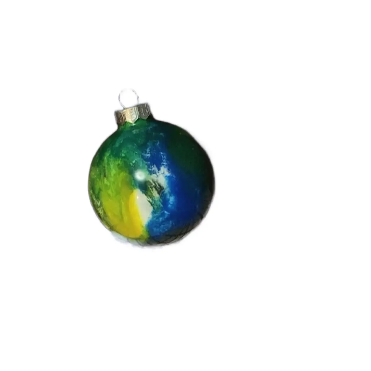 Glitter Paint ornaments. Handmade