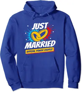 Newlyweds - Wedding Honeymoon - Bride Groom - Just Married Pullover Hoodie - Karenlyn Shop 97B0B8C27QQQ