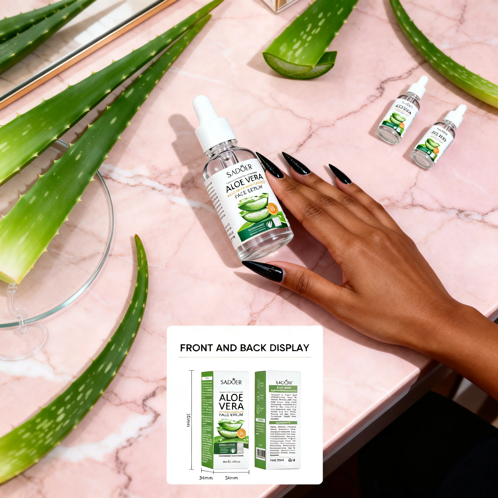 SADOER Aloe Vera Face Serum  Lightweight Hydrating Gel Serum with Aloe  Leaf Juice for Daily Moisture - TikTok Shop