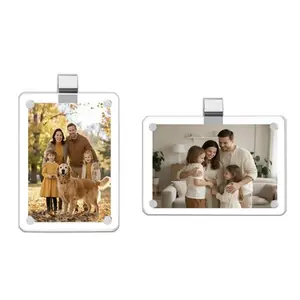 【Mother's Day Gift】Personalized-Acrylic Car Sun Visor Photo Frame Clip, Wallet Photo Holder, Stylish Automotive Accessory, Unique Gift for Couples, Car Accessories