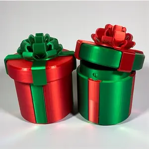 3D Printed Christmas Annoying Nested Cash Gift Box- Ditch the Outdated Greeting Cards - 10 Layers of Fun - Holiday Gift