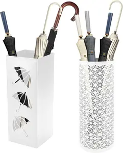 2 Pack Umbrella Rack Stand,Large Umbrella Holder, Metal Umbrella Stand for Canes, Walking Sticks, Umbrellas, Wrapping Paper, Entryway, Home, Office, Hotel