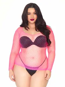 Plus So Chill Fishnet Shirt