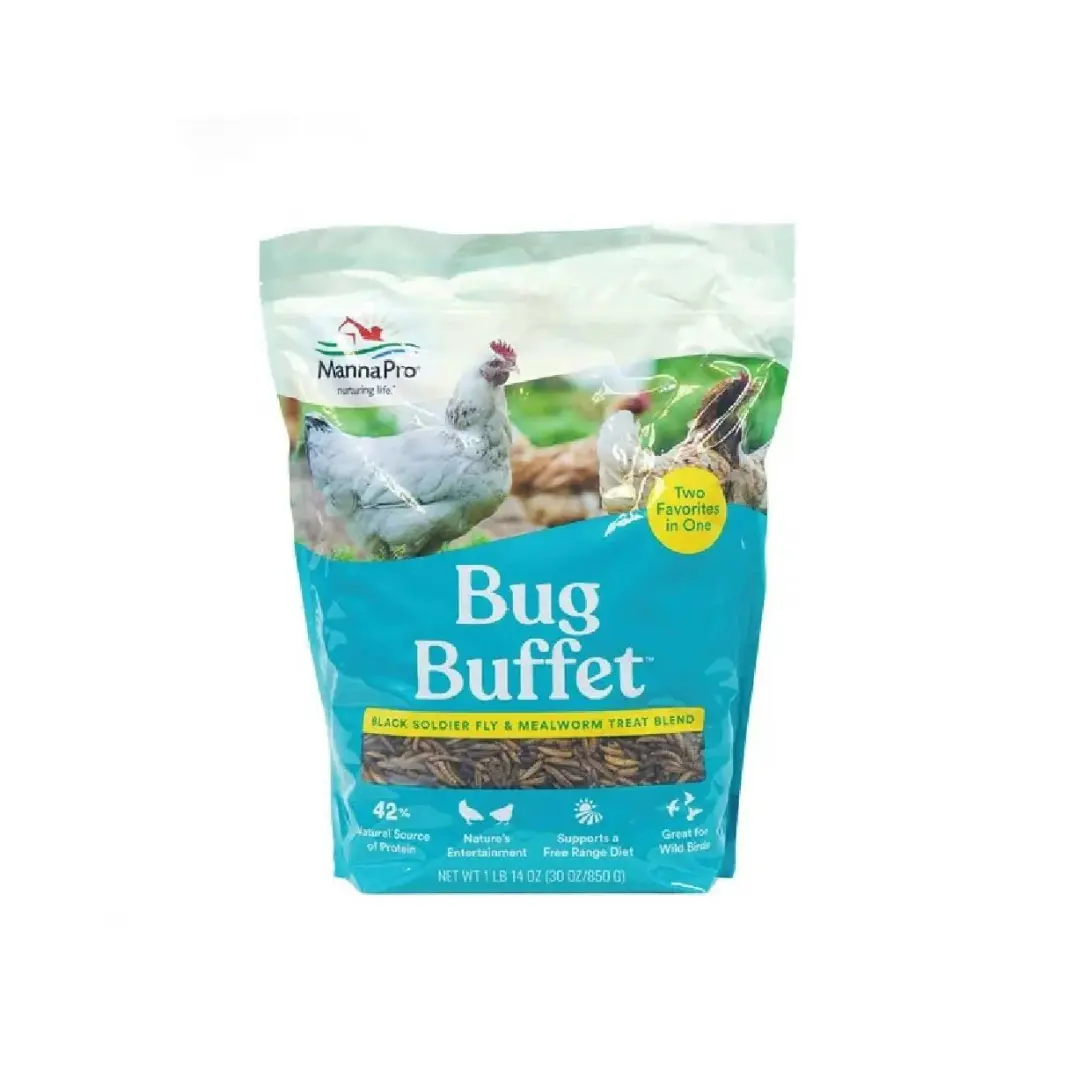 Manna Pro Bug Buffet Treats for Chickens (30 oz)
