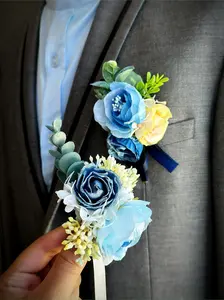 Blue Bloom - Boutonniere & Corsage