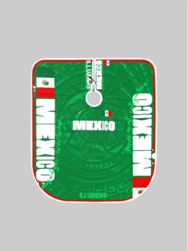 Mexico Futbol PRO Cape (Green) - Personalized Waterproof Salon Apron for Haircut
