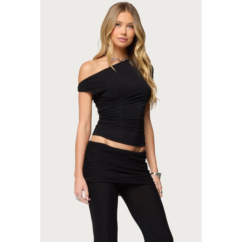 Halli Twisted Off Shoulder Top