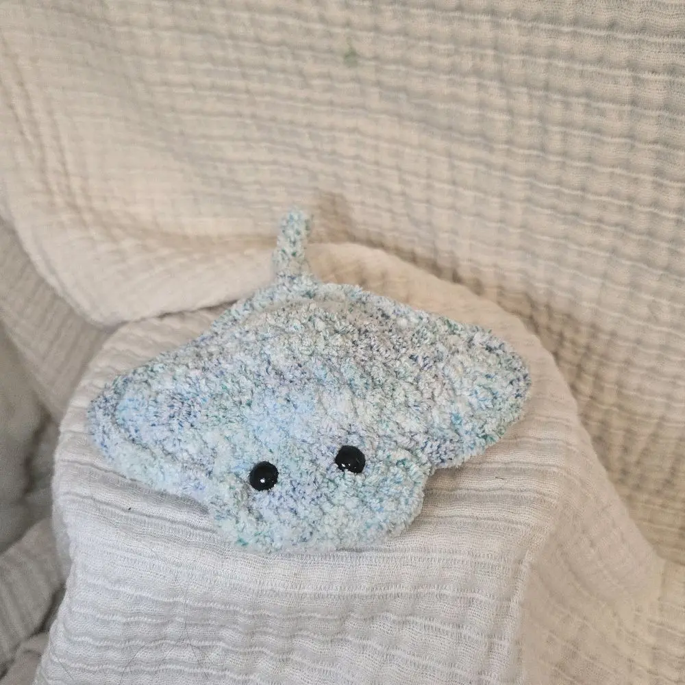 Handcrafted Crochet Stingray Collectable  with Unique Design and Cozy Texture