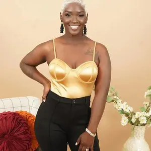 SHINY LUXURIOUS DAY BODYSUIT