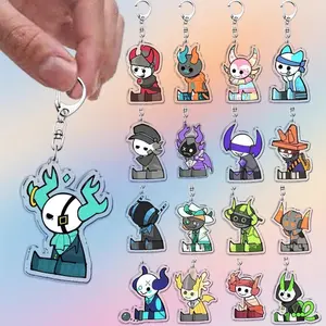 Popular Video Games Keychain Accessories Bag Charms Medkit Subspace Valk Meme Keychains Keyrings Jewelry Fans Game Gamer Gift