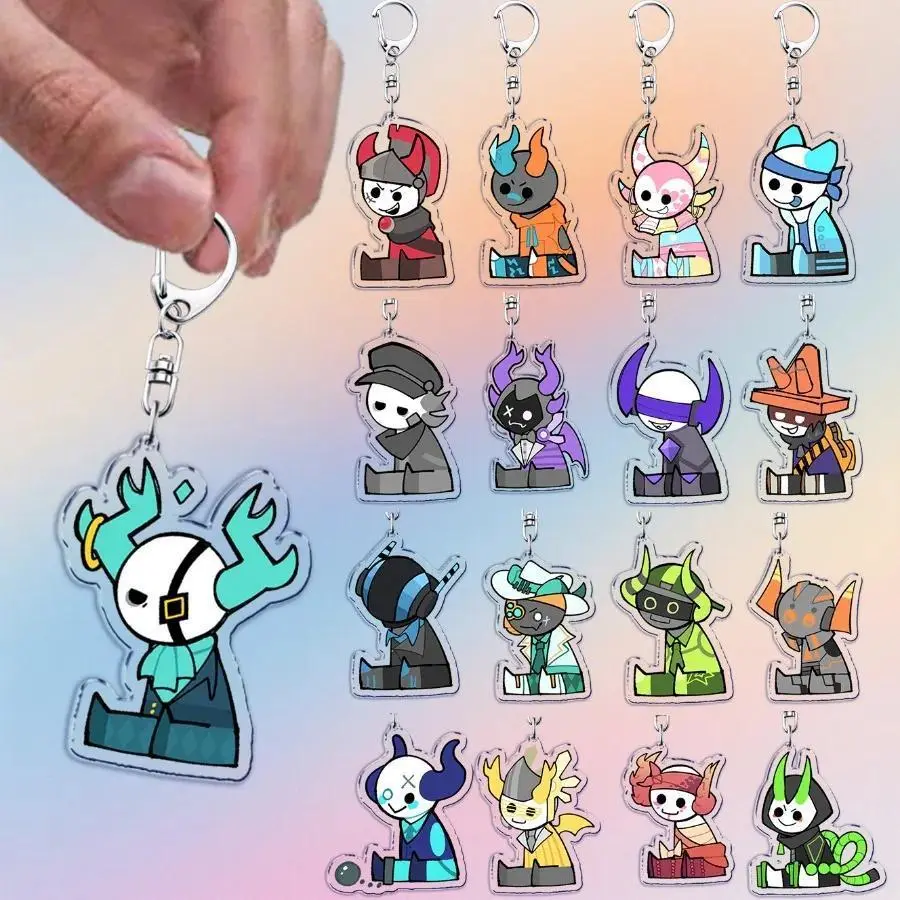 Popular Video Games Keychain Accessories Bag Charms Medkit Subspace Valk Meme Keychains Keyrings Jewelry Fans Game Gamer Gift