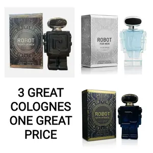 Robot Cologne Bundle Deal - 3 Great Colognes for One Low Price