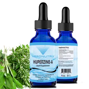 Absonutrix Huperzine-A Liquid Supplement 400 mcg 200 Servings per 4oz Bottle Made in USA Quick Absorption Non-GMO GMP Certified Cruelty-Free