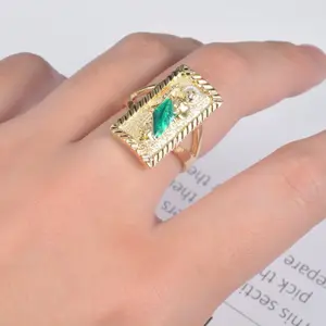 Adjustable Virgin Mary of Guadalupe Saint Judas Ring for Women