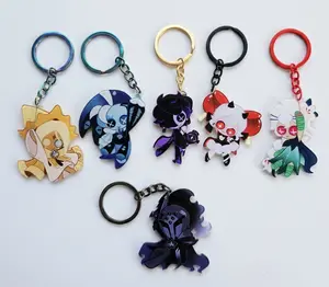 Cookie Run Kingdom Keychains - Shadow Milk, Pure Vanilla, White Lily, Silent Salt, Candy Apple, Black Sapphire, Golden Cheese, Burning Spice, Hollyberry, Eternal Sugar, Dark Cacao, Mystic Flour