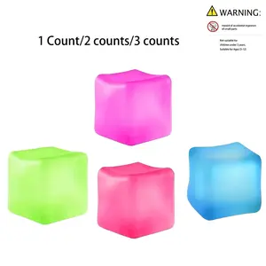 Colorful Matte Mini Maltose Stress Relief Fidget Dice Set, Soft Squeeze Classroom Toy, Office Relaxation Toy, Unisex Desktop Decoration