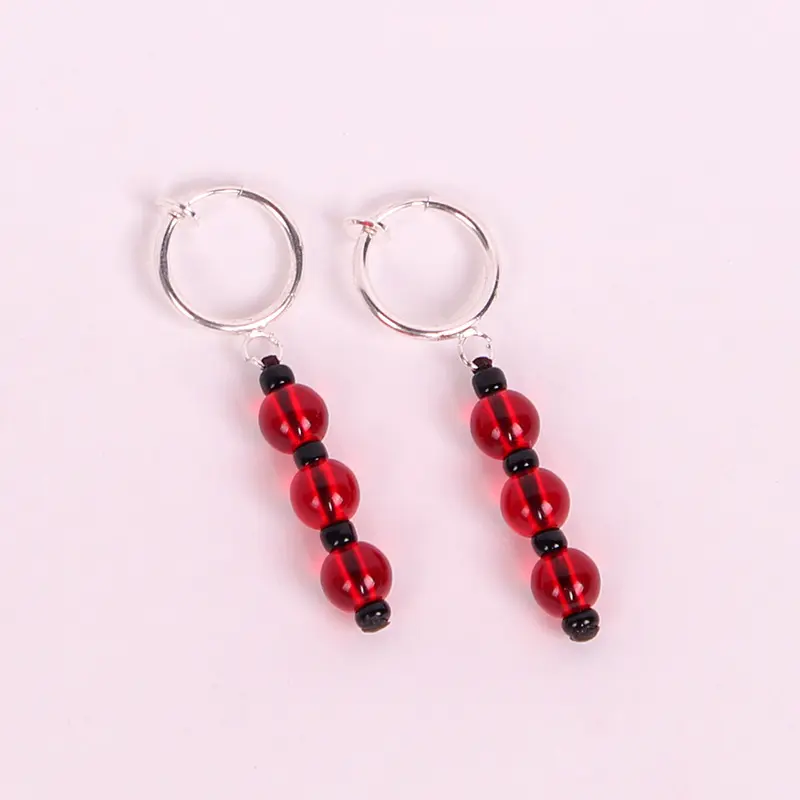 ”White Leopard "Ruoxia (Red Bead) Earcli