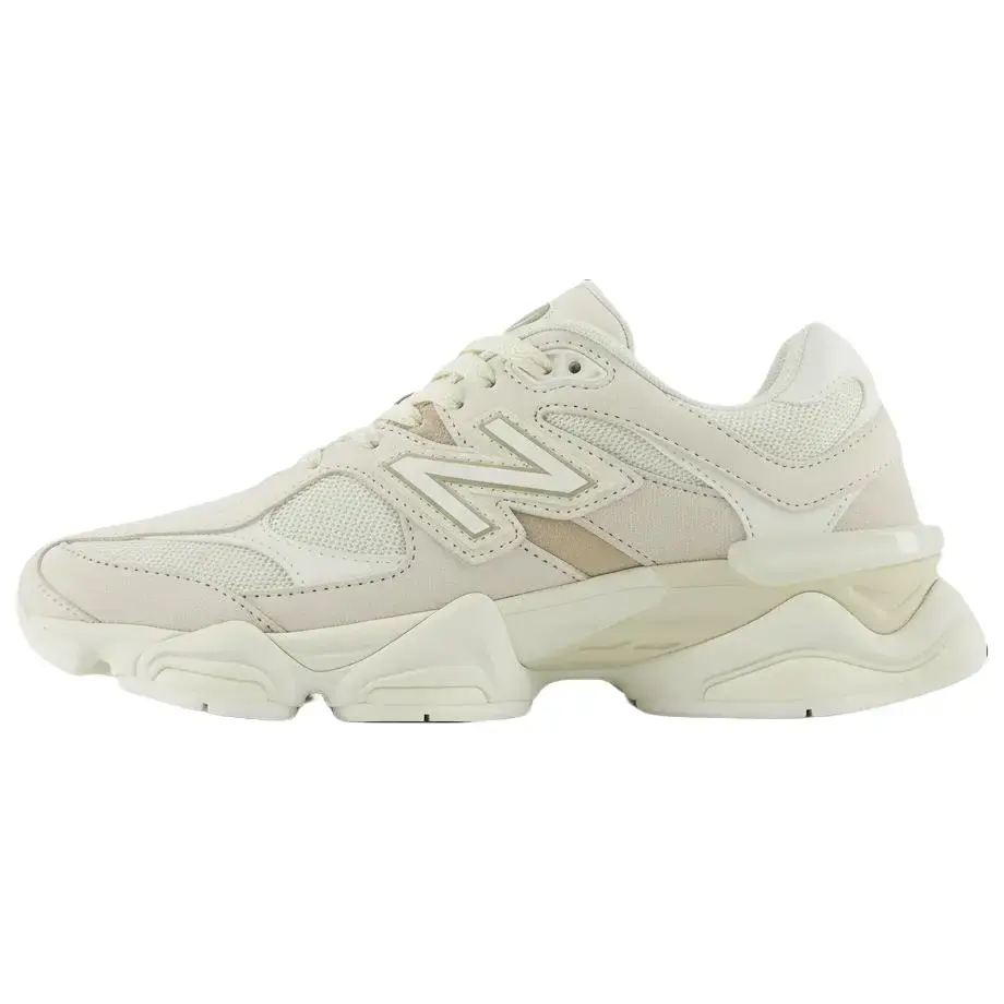 New Balance 9060 in White Beige, Featuring a Modern Chunky Design and ABZORB Cushioning for All-Day Comfort, Women's, Lifestyle Sneakers, Streetwear Fashion