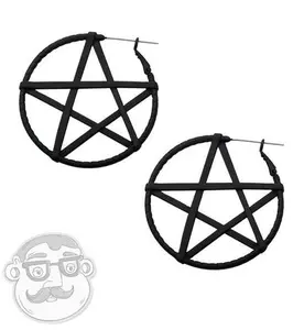 Pentagram Plug Hoops