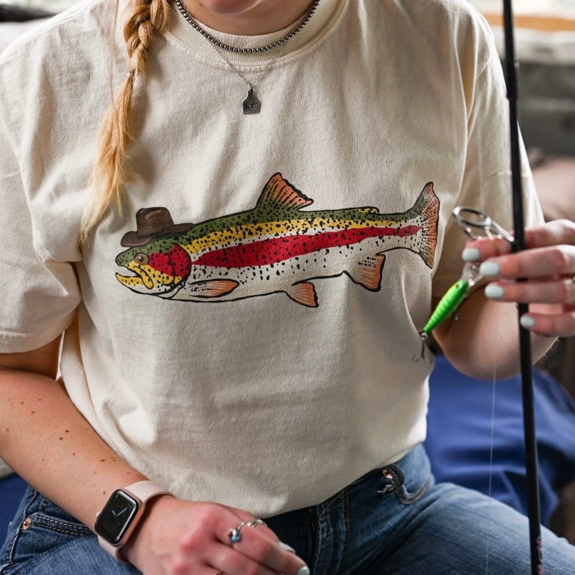 [Sale Up To 45%] Comfort ColorsÂ®  Cowboy Trout Unisex  t-shirt