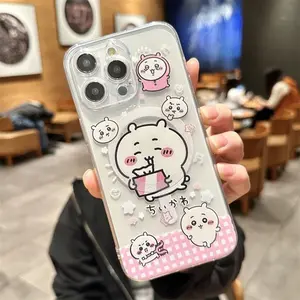 Paper towel IPhone rotating stand C-Chiikawa Usagi phone case suitable for Apple iPhone 17 Pro Max, 16, 14