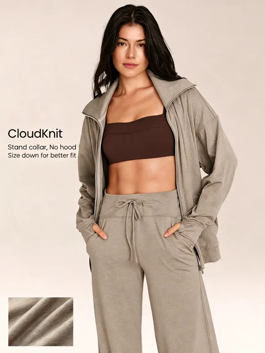 GLOWMODE CloudKnit Soft Life Collection with Hoodie/Jacket/Pants