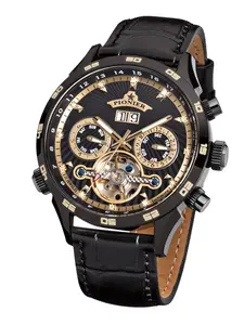 Automatic calendar Florida Diamonds by Pionier Germany GM-505-7A | Black |
