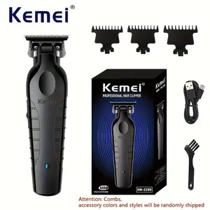 Kemei Km-2299 Wireless Hair Clipper, Strong Power, Low Noise Design, Suitable for Barbers & Home Use, High-End Electric Shaver