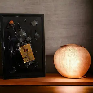 Shattered Smashed Titos Liquor Bottle Framed