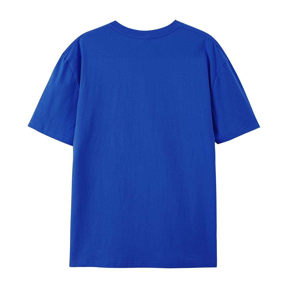 OveHappy Dripping Smiley Print T-Shirt Men Women rsized Casual Streetwear Short Sleeve Tops