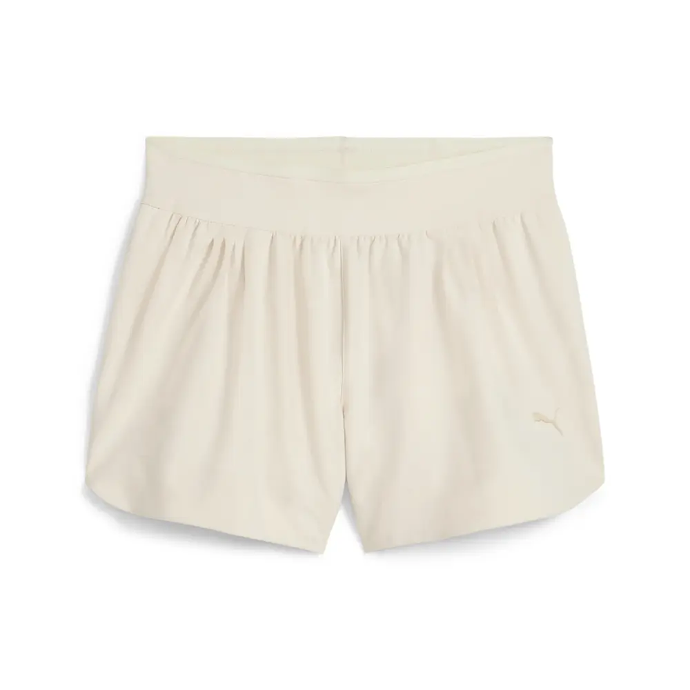 PUMA Womens Move Cloudspun Athletic Shorts Casual Bottoms Casual - White PUMA Womens Move Cloudspun Athletic Shorts Casual Bottoms Casual - White