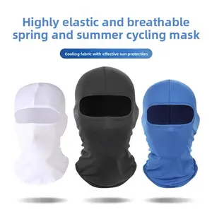 Cycling face mask, head cover, neck gaiter, sun protection, fishing ice silk sports headscarf, balaclava, face protector
