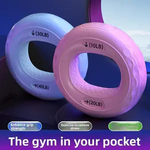 Silicone Grip Strength Device Pocket-Sized Gym for Finger Strength & Stress Relief Durable Washable Eco-Friendly Material Compact Portable Hand Trainer for Rehabilitation Advanced Users