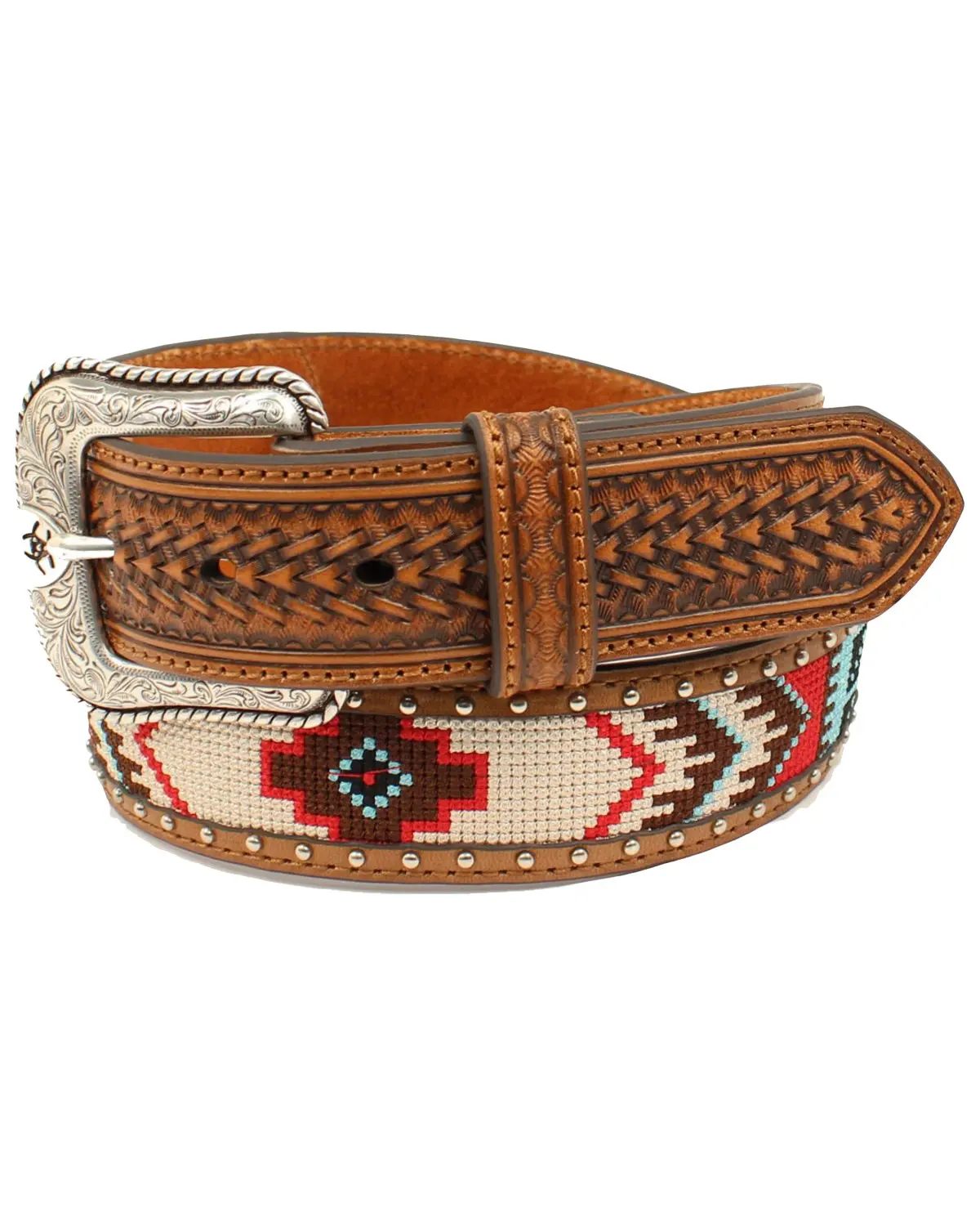 Ariat Men's Men'S Bright Fabric Western Belt - A1033297
