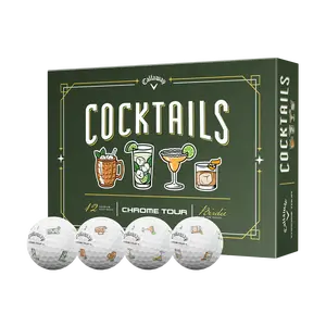 Callaway Golf Chrome Tour Cocktails Golf Balls in White