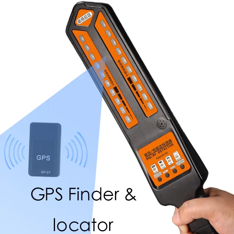 Professional DS-810 Privacy Security Device, 50MHz-6GHz, GPS Tracker Magnetic Field RF Signal Detection with Recording Mode