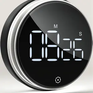 LED Magnetic Timer, Magnetic Countdown Countup Timer with Large LED Display Kitchen Metal