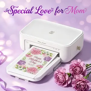 Hanin 4x6" Wireless Photo Printer, Dye-Sublimation Technology, Portable Picture Printer for Home, Valentine's Day Surprise, High-Quality Photo Printing for Travel & Party,ldeal Gift for Mom Birthday Mother's Day Gifts