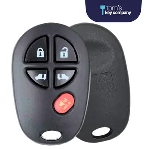 5 Button Keyless Entry Remote Car Key FOB for Toyota Sienna Vans (GQ43VT20T-5B)