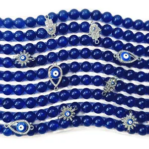 L1580]Crystal Blue Protection DIY tools set DIY Beads charms