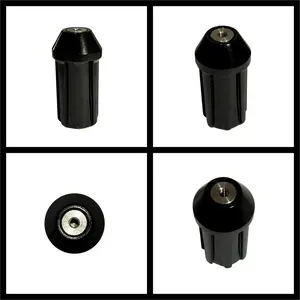 Glo-Pin Golf Flagstick Hole Attachment Ferrule Adapter - Black Aluminum, Fits Standard 27 mm Golf Hole