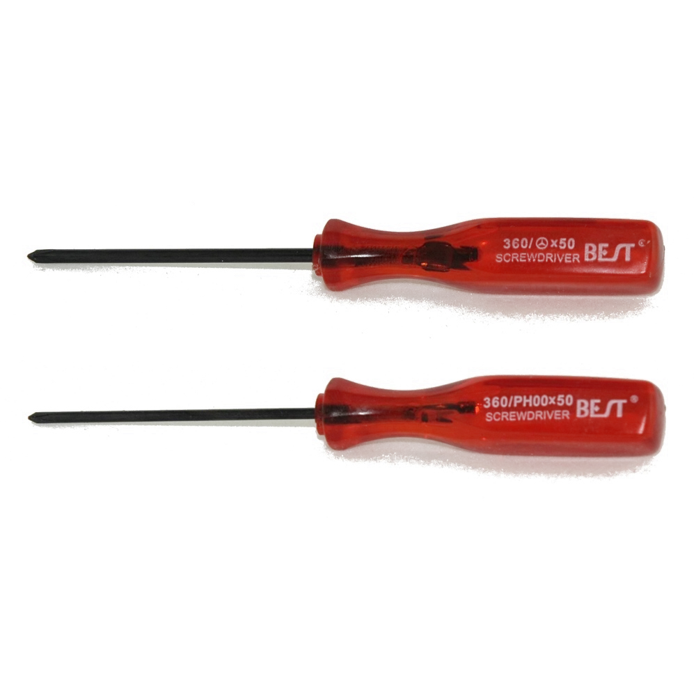 tri-wing & cross screwdrivers