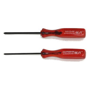 tri-wing & cross screwdrivers