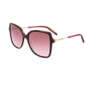 Carolina Herrera Woman 55mm Burgundy Gold Sunglasses HER0179-S-6K3-55