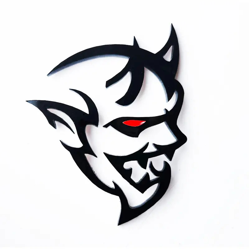 2x Demon Redeye Emblem Badge for Dodge Charger Challenger Hellcat SRT TRX Logo