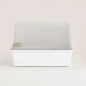 Cubby Litter Box - High Sided Cat Litter Box, Open Top, High Quality, Nonstick, Odor Resistant, Anti-urine Leakage, Scatter Control