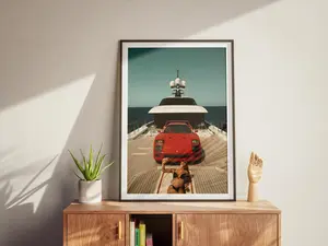 Vintage Ferrari F40 Poster | Ferrari F40 Poster | Car Print | Car Poster | Super Car Print | Art Print | Poster | Home Decor | Wall Decor