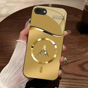Suitable for [iPhone Se 2] high-end MagSafe phone case，Features a magnetic attachment function，Each of the 26 letters has its own unique characteristics, so you can choose one. YM99