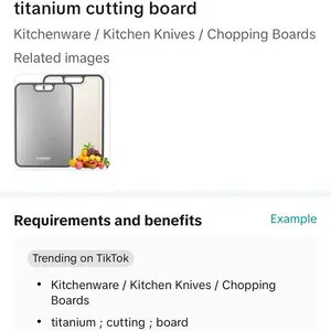 Titanium Cutting Board - Durable and Easy to Clean