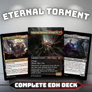 Enternal Torment Commander Style Deck | 100 Cards + Tokens | Custom Proxy Cards